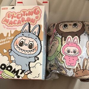 100% Authentic Labubu Open Box - Exciting Macaroon (Lychee Berry)